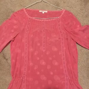 Vanessa Bruno pink silk blouse